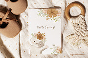 Floral kittens - clipart & patterns, an Animal Illustration by polikarpovaart (Thumbnail 7 of 15)