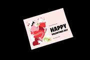 Valentine Greeting Card, a Card Template by Neermana (Thumbnail 2 of 4)