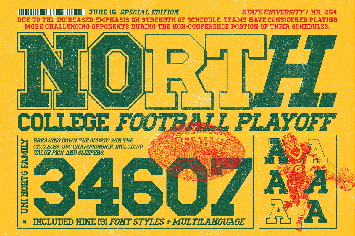 UNI North Font, a Slab Serif Font by LeoSupply.co (Photo 3 of 6)