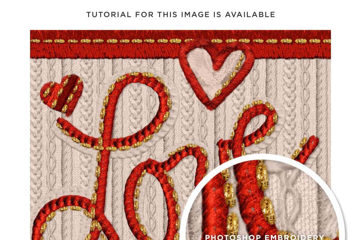 Realistic Embroidery Effect Brushes, a Brush Add-On by Creators Couture (Photo 19 of 26)