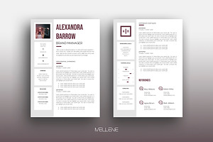 Resume / CV template - Alexandra