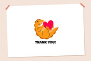 Tiny Dinosaurs - Patterns & Pages, an Animal Illustration by Cherrygeuse (Thumbnail 6 of 6)