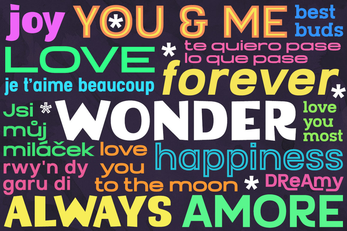 STARCH font family preview 2