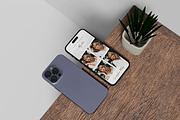 Smartphone Mockup, an iPhone Mockup by MrLetters (Thumbnail 2 of 5)