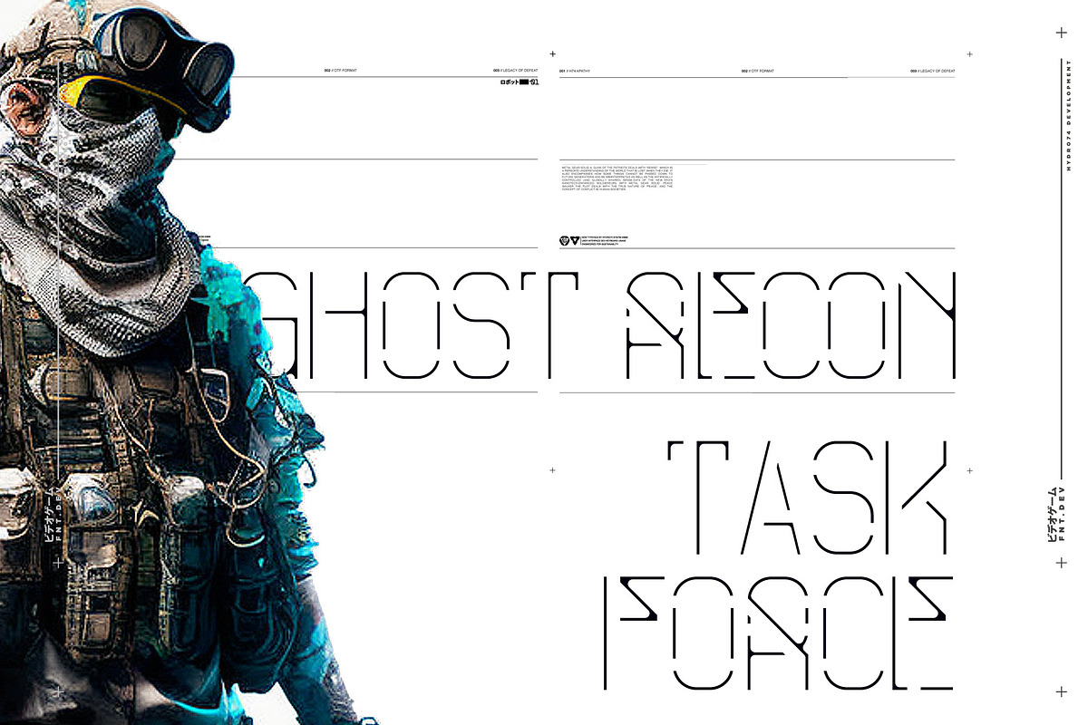 Task Force, a Sans Serif Font by Hydro74 (Photo 1 of 4)