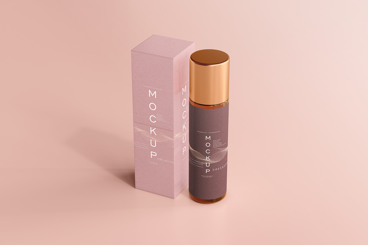 390+ Cosmetic Branding Mockup Scenes, a Cups & Container Mockup by pmvch (Photo 269 of 367)
