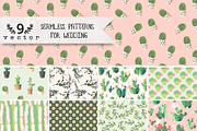 9 Vector seamless patterns, a Pattern Graphic by Graphic Box (Thumbnail 2 of 5)