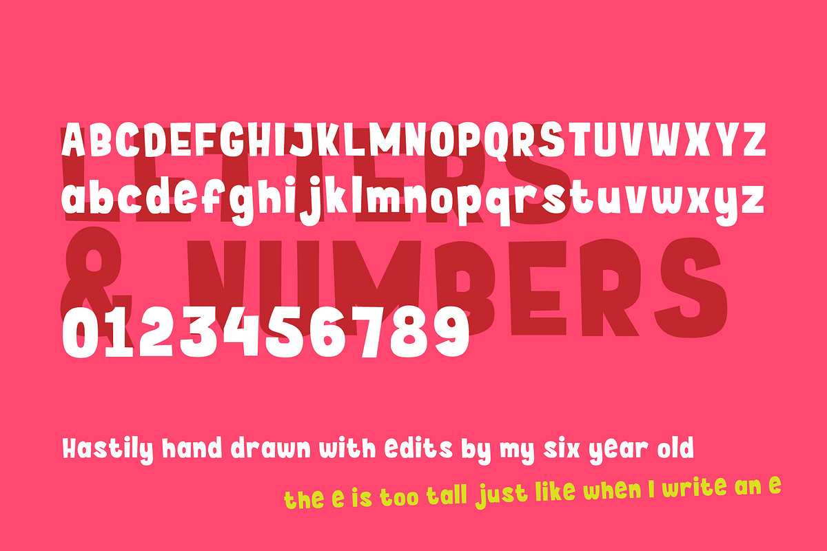Most of the Time | Hand Drawn Font, a Handwritten Font by Supersimbo © (Photo 3 of 6)