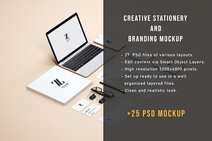 Modern Stationery Mockup