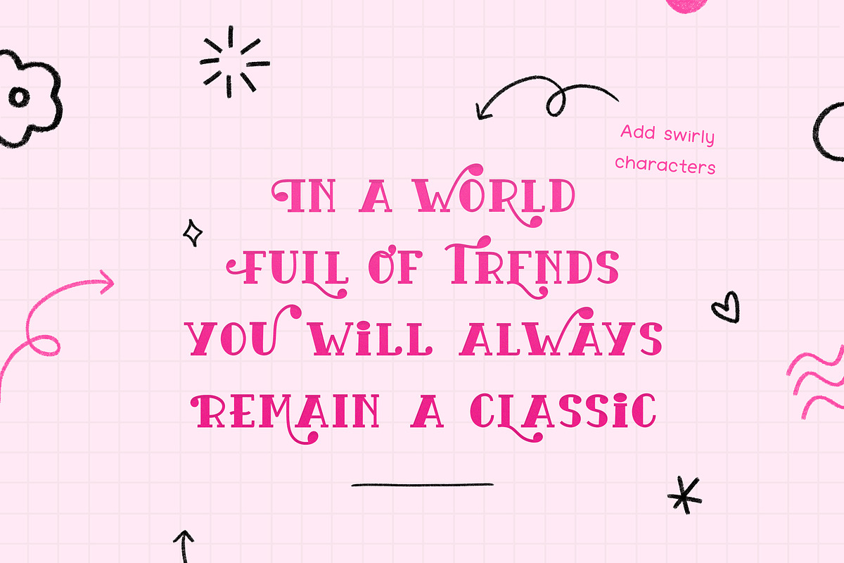 Love Hearts Font Duo, a Serif Font by Lollipop Hand Drawn (Photo 2 of 7)