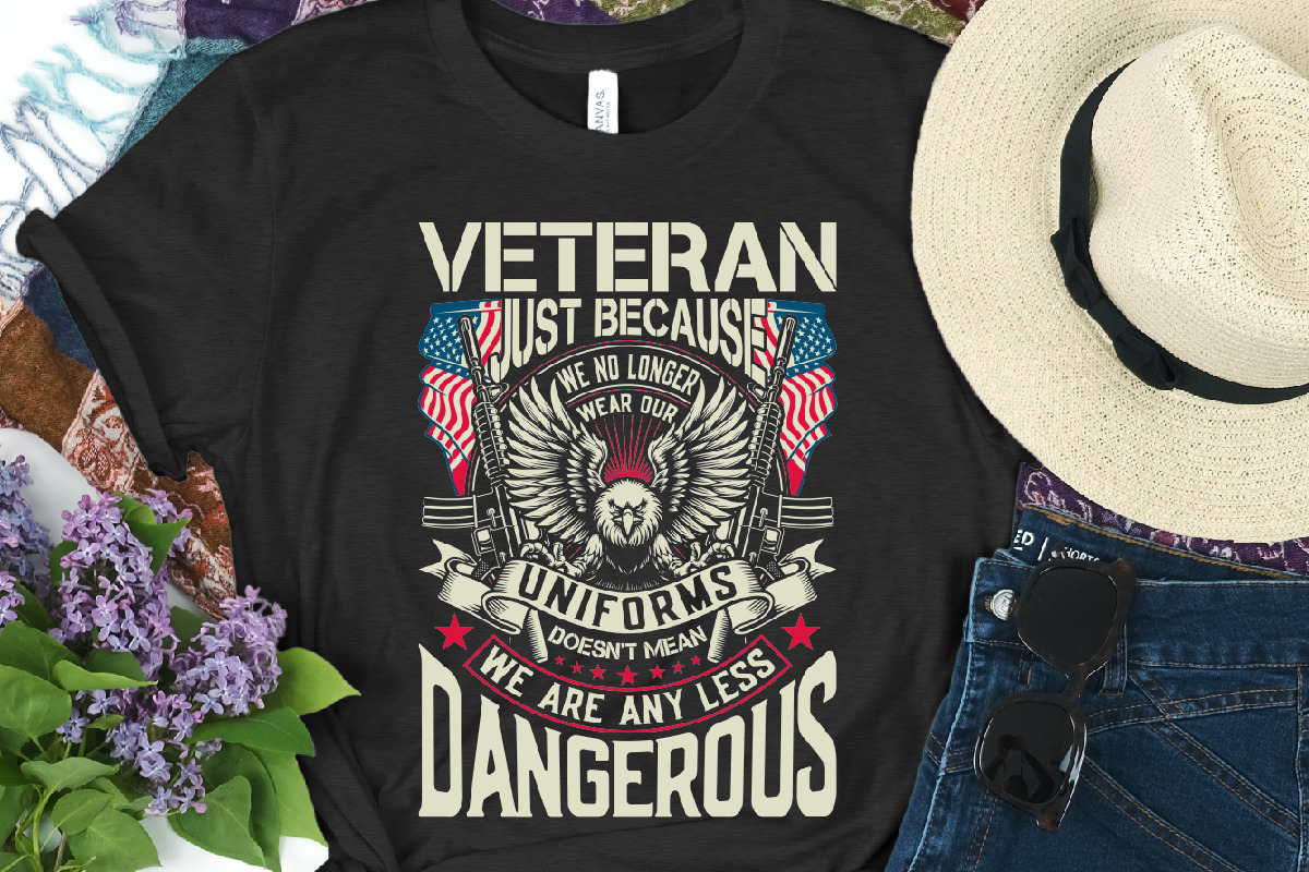 Veteran T-shirt Design, a Graphic by Crafts Bundle (Photo 6 of 6)