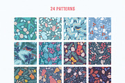 Christmas Gift: Vector Patterns Set, a Pattern Graphic by pixelbuddha.net (Thumbnail 2 of 7)