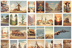 123 Wild West Prints