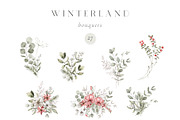 Watercolor Winter. Christmas florals, an Illustration by Kreker Kate (Thumbnail 2 of 10)