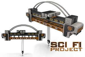 SCI FI Overhead Crane