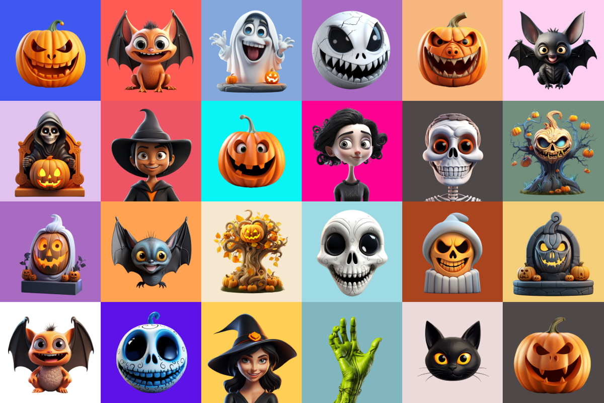 320 Elements Halloween Characters, a Characters & Person 3D Model by Digital Blood (Photo 12 of 15)