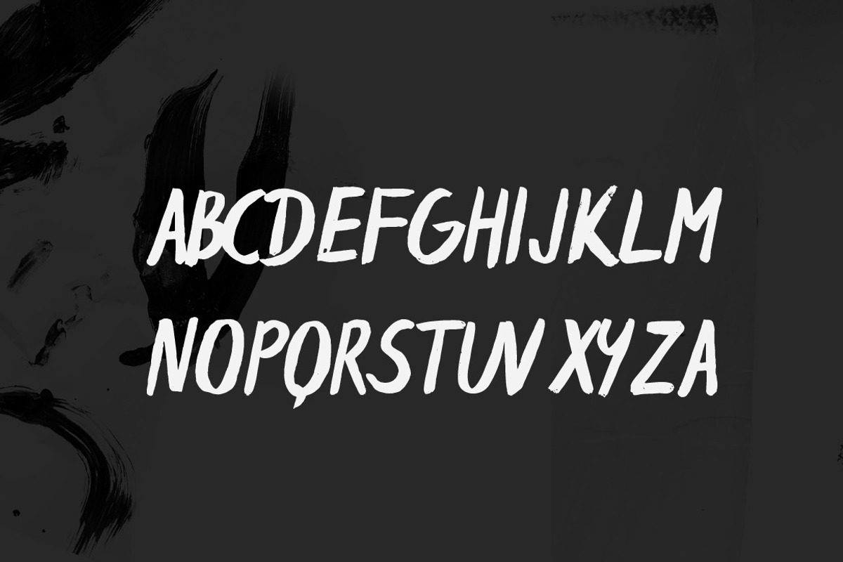 Espa Brush Font preview 3