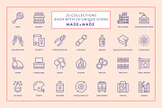 4x Mega Bundle (25% off) Line Icons, an Outline Icon by Made by Made (Thumbnail 7 of 25)
