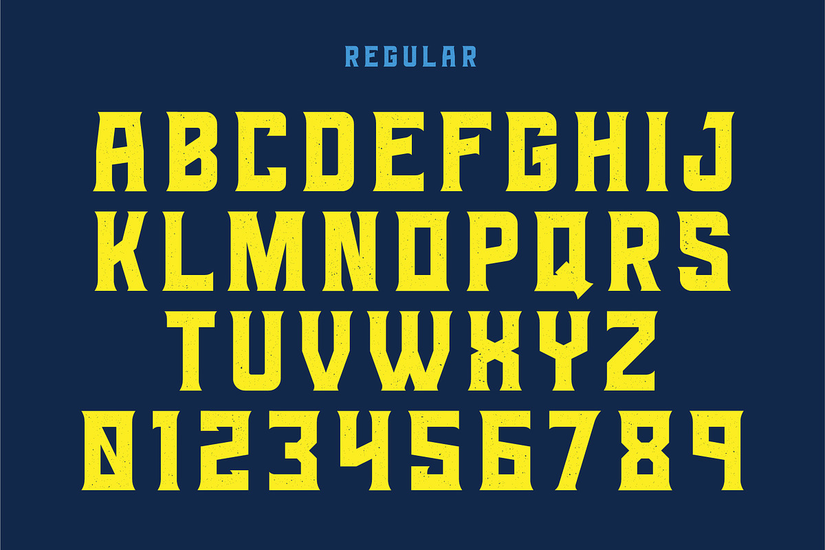 MILWAUKEE – Distressed Display Font, a Serif Font by BfredDesign (Photo 2 of 6)