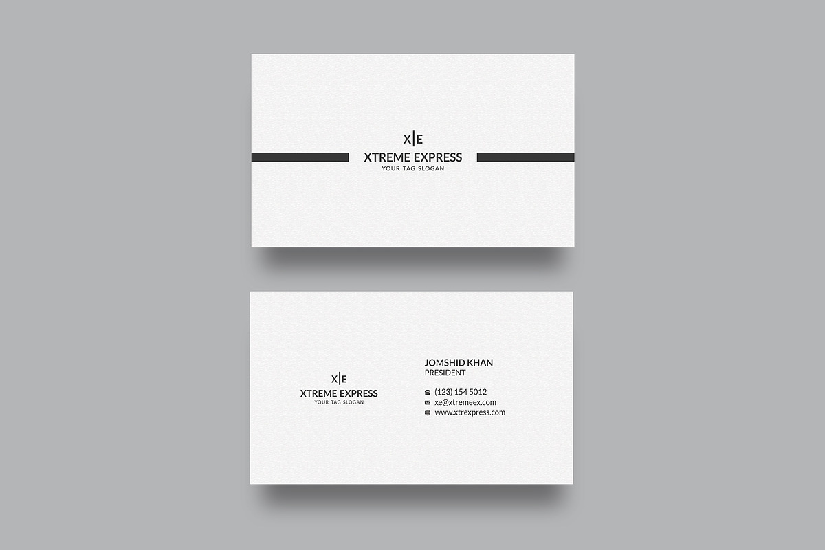 Black & White Business Card, a Business Card Template by Helal Shop (Photo 3 of 6)