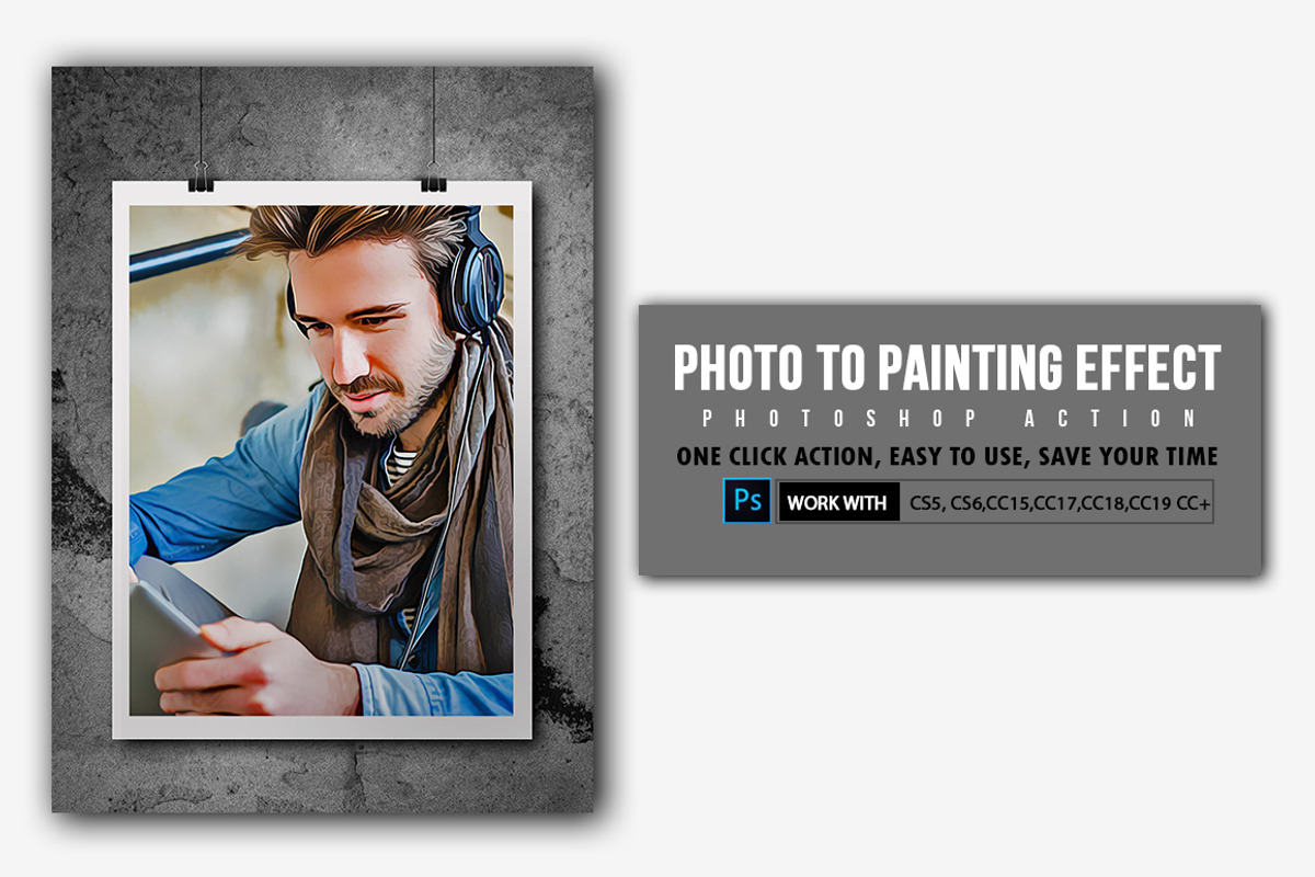 83%SALE! Mixed Oil Painting  Actions, an Action Add-On by Jacpot007 (Photo 13 of 54)