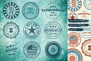 Independence Day Badges