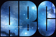 Space Headline Font, a Symbol Font by artyway (Thumbnail 1 of 7)
