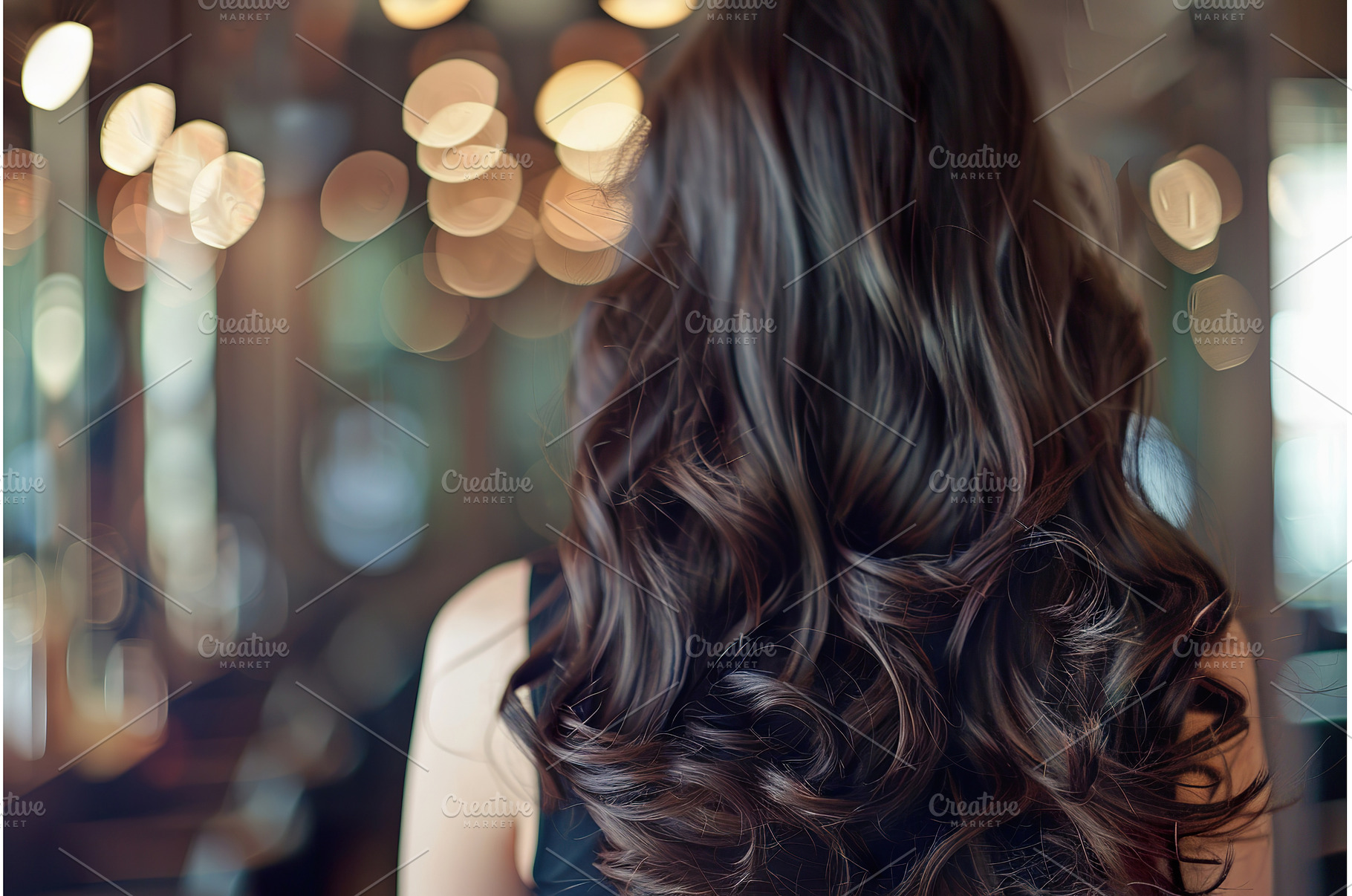 Elegant Hair Stylist Portfolio, a Background Photo by Lermont51