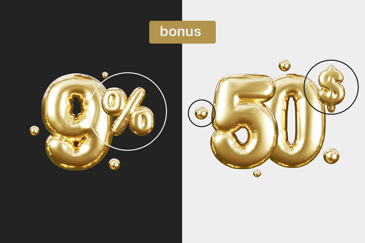 3d Golden Inflated Numbers