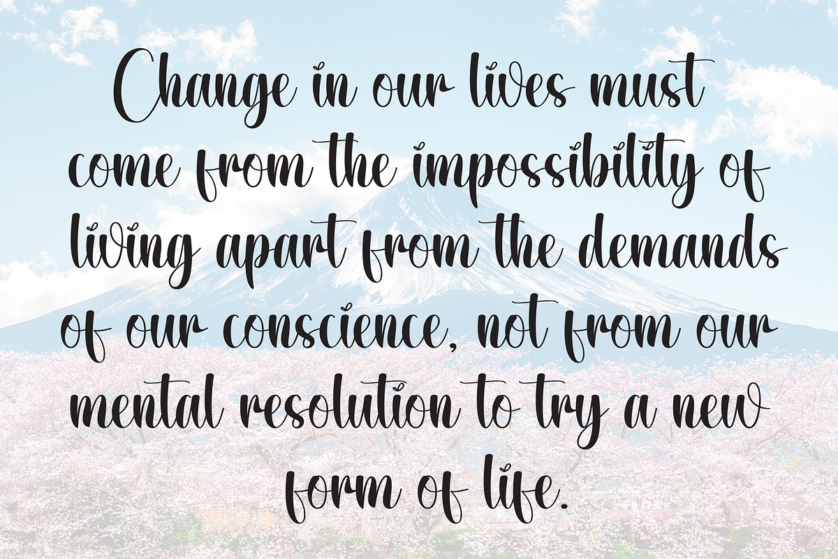 Bright | Script Font, a Handwritten Font by Scratchones (Photo 6 of 9)