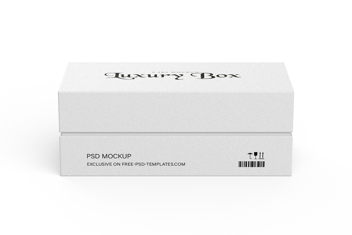 Luxury Two Piece Rigid Box Mockup, a Packaging Mockup by Ram Studio LLC (Photo 4 of 11)