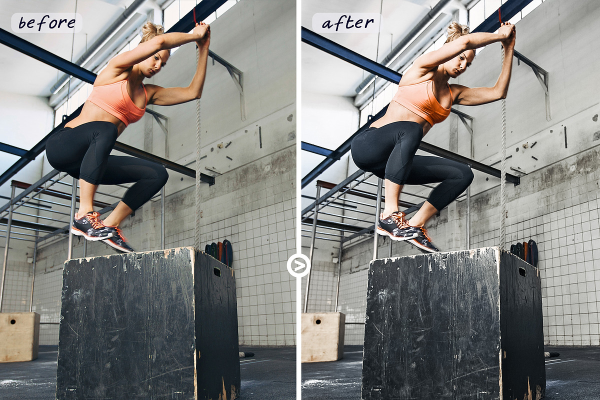 Gym & Fitness - Sports Video LUTs, a Preset Add-On by CineMart (Photo 6 of 9)