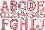 Valentine Embroidery Alphabet png, an Illustration by RobertsArt (Thumbnail 1 of 7)