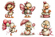 Pastel Easter Duckling Clipart, an Illustration by Daily.Designs (Thumbnail 7 of 8)