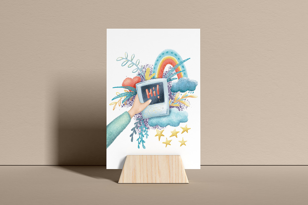 All Occasion Handdrawn Silent Card Set preview 6