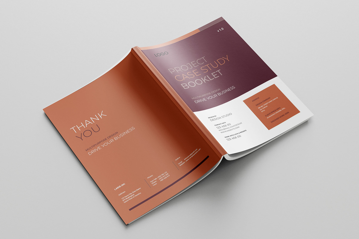 Project Case Study Template, a Brochure Template by Niofix (Photo 6 of 6)