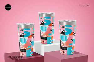 Tumbler Mockup Set V3