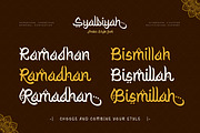 Syalbiyah - Arabic Style Font, a Handwritten Font by trabaskriya (Thumbnail 2 of 7)