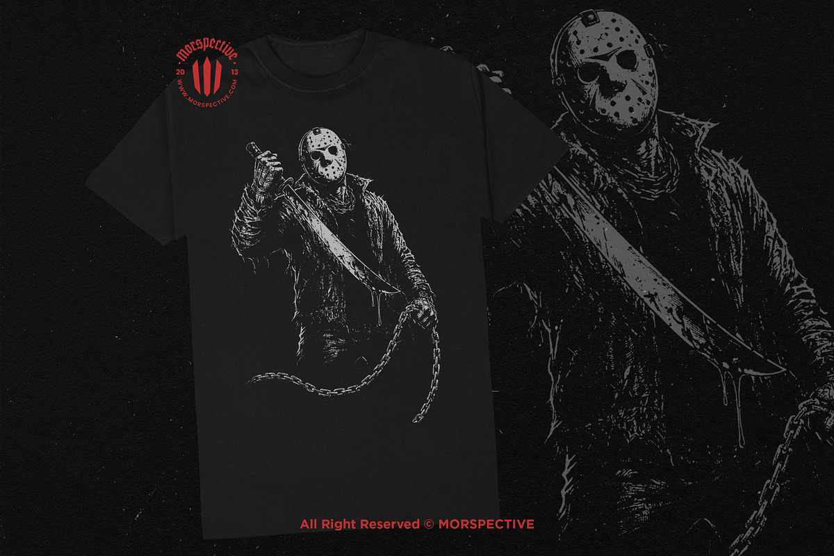 10 Bundle Dark Art Voorhees Slaug, an Illustration by Morspective (Photo 2 of 7)