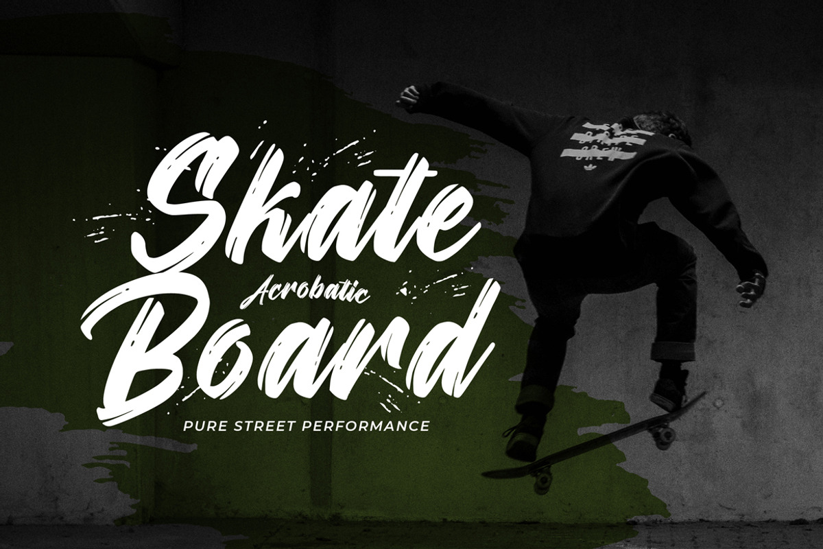 Glavient – Urban Brush Display Font, a Handwritten Font by Mahesans Co (Photo 2 of 10)