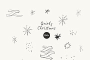 Quirky Christmas Line Drawings, an Object Graphic by Lana Elanor (Thumbnail 11 of 12)