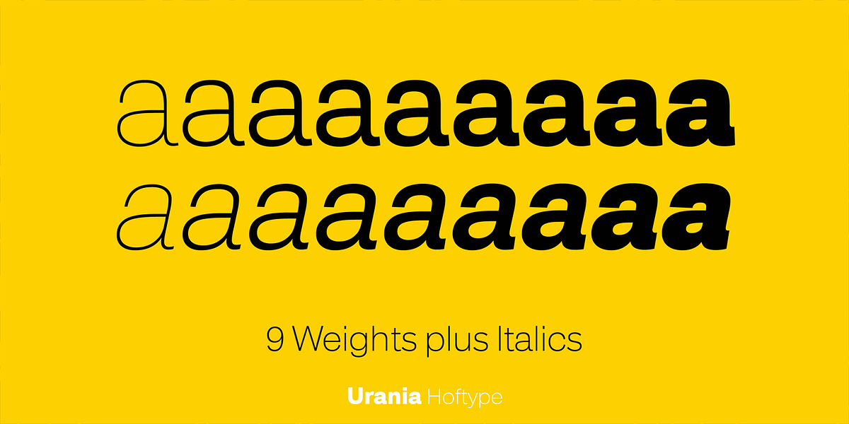 Urania, a Sans Serif Font by Hoftype (Photo 4 of 10)