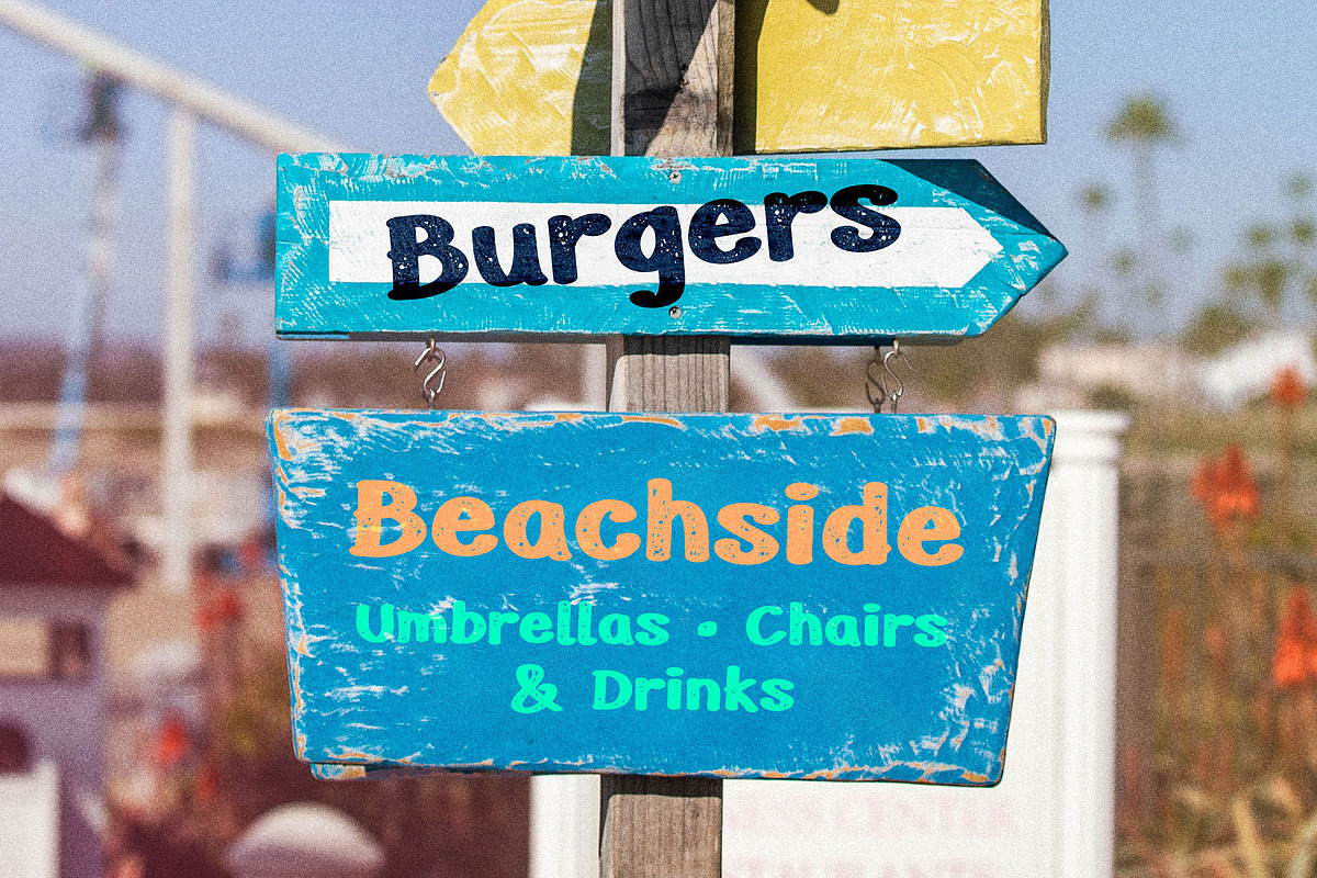 Bayfront - A Beachy Marker Font, a Sans Serif Font by Parker Creative (Photo 2 of 8)