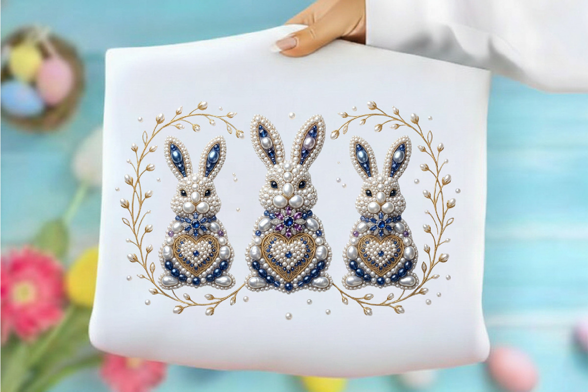 Pearl Bunny PNG, Easter Bunny, an Illustration by Designking (Photo 4 of 6)