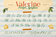 Valerine, a Handwritten Font by Burntilldead (Thumbnail 4 of 12)