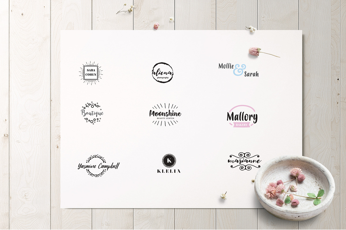 Allure Feminine logo pack, a Branding & Logo Template by Nues Design (Photo 13 of 17)