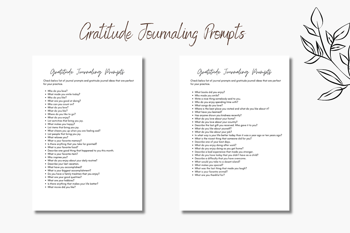 Gratitude Journal Canva Template, a Design Template by Astro Magic Digital (Photo 4 of 5)