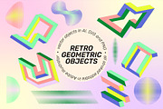 SuperSpectiva Retro Geo Clipart, an Object Graphic by angelainthefields (Thumbnail 10 of 17)