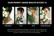 80 AI Wedding Photoshoot Prompts, a Holiday Photo by Selenique Studio (Thumbnail 3 of 6)
