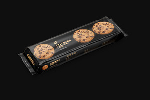 Long Flow Pack / Cookies Mockup